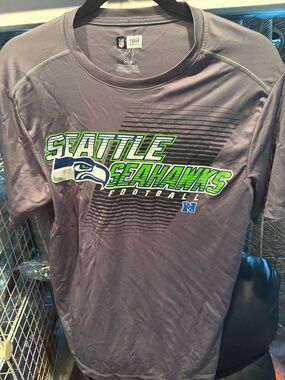 Team Apparel Purple Seattle Seahawks Graphic Tee